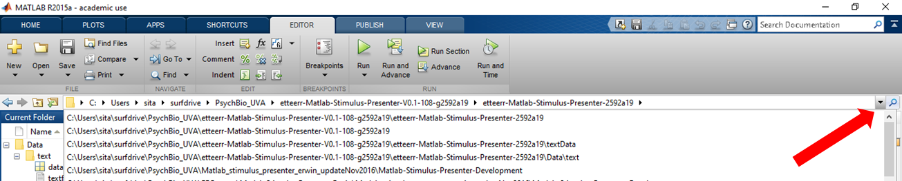 Matlab Stimulus Presenter Manual